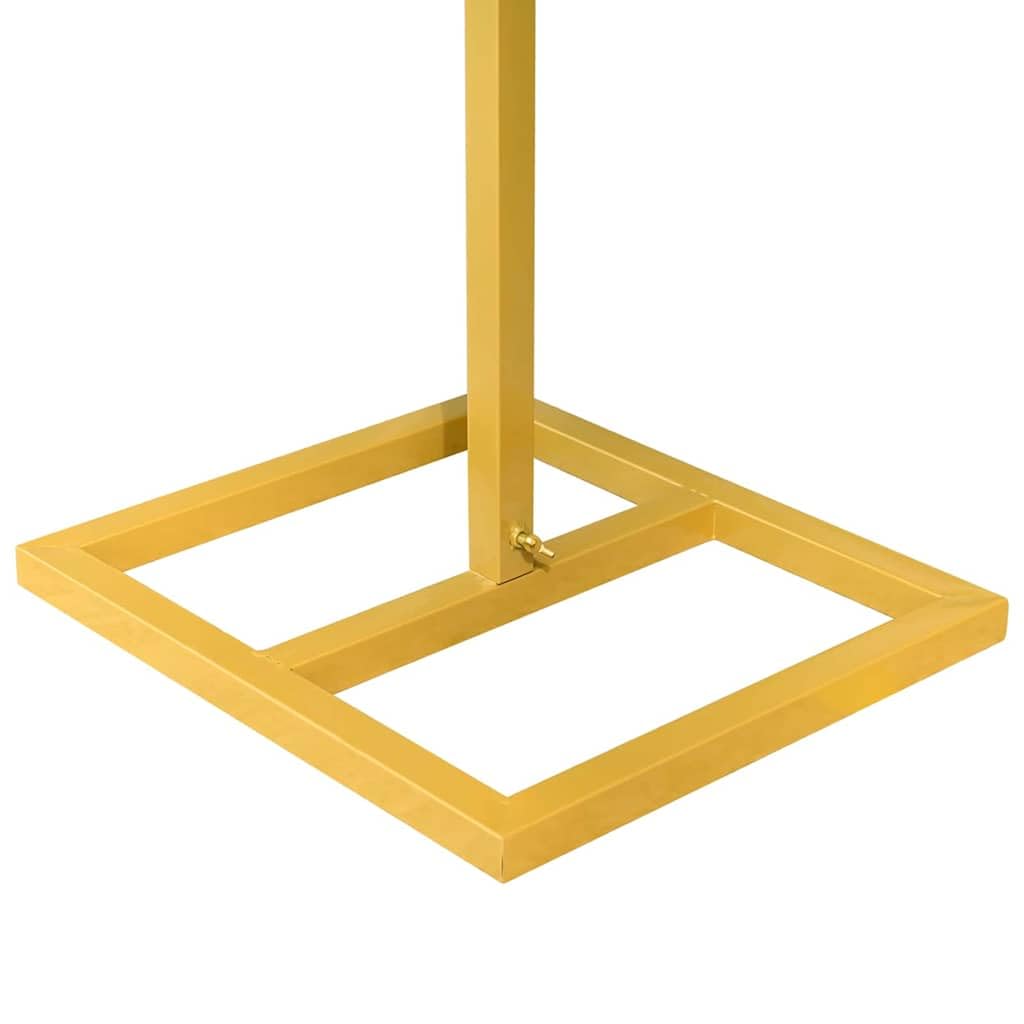 Hochzeitsbogen Gold Stahlbogen 657 x 35 x 300 cm, Rosenbogen Rankgitter Pergola Stil für Hochzeit Gartenparty als Dekoration und Sichtschutz
