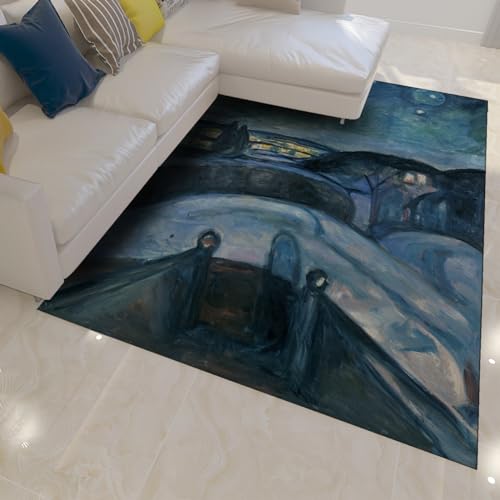 Tapis de Nuit étoilée lavable et doux pour un intérieur propre 160x230cm