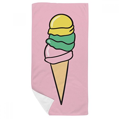 Serviette de bain douce 35x70 cm multicolore débarbouillette toilette