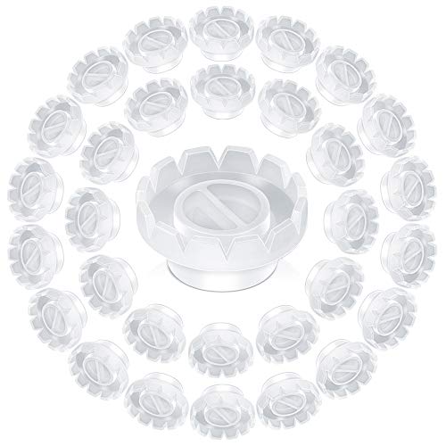 Teenitor 100pcs Glue Holder and Lash Organizer for Individual Eyelashes Volume Fan Building, Quick Blossom Cup for Sharpening or Closing Volume Fans Eyelash Extensions