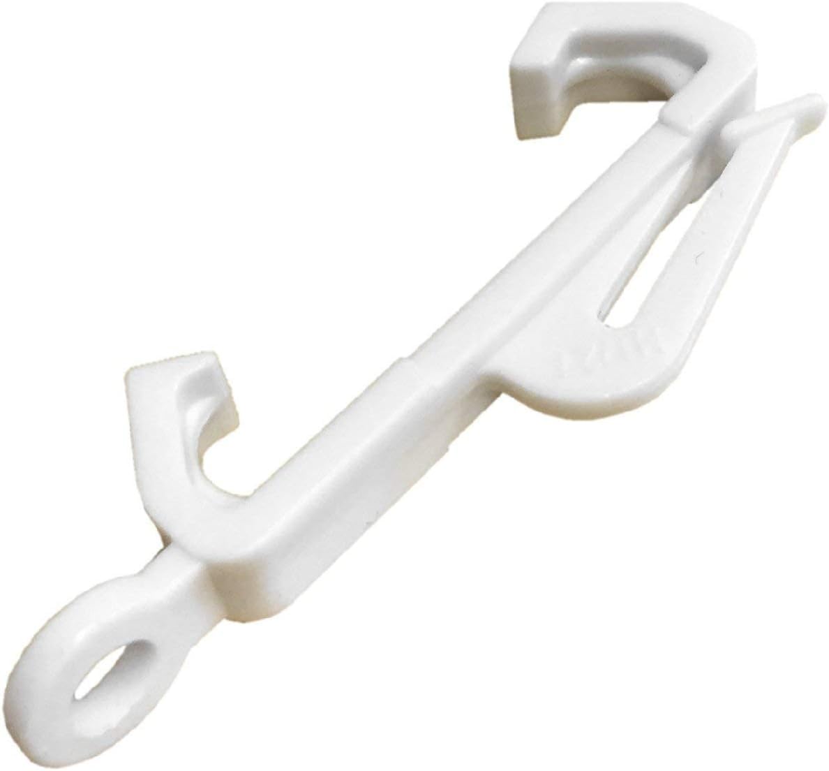 Fort Fasteners 15 Gliders White Curtain Rail Gliders To Fit Drape Elegance (Gh014) Track White Maxi 15 Gliders