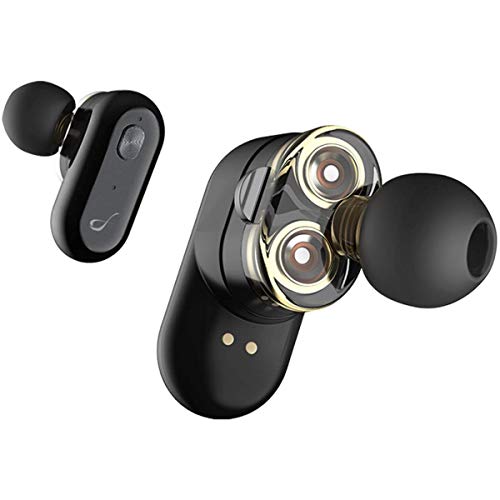 Flyears Bluetooth 5.0 Wireless Earbuds with Microphone, TWS Waterproof Headphones with Charging Case