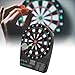 SUNFECILI Electronic Dart Board, LCD Display Automatic Scoring Dartboard Sets with 1 Electronic Dartboard 3 Darts and 12 Dart Tips, Digital Dart Board for Adults and Family