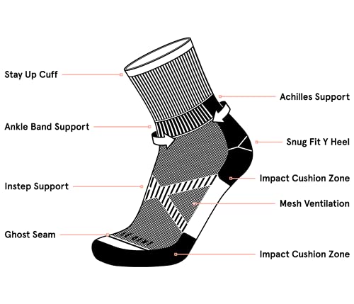Lé Bent Targeted Cushion 3/4 Crew Trail Sock3