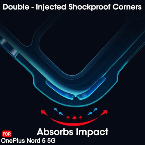 Image of TheGiftKart Crystal Clear Back Cover Case for OnePlus Nord 5 5G | Shock Proof 360 Protection | Hard Clear Back Cover Case for OnePlus Nord 5 5G (PC & TPU, Transparent Bumper)