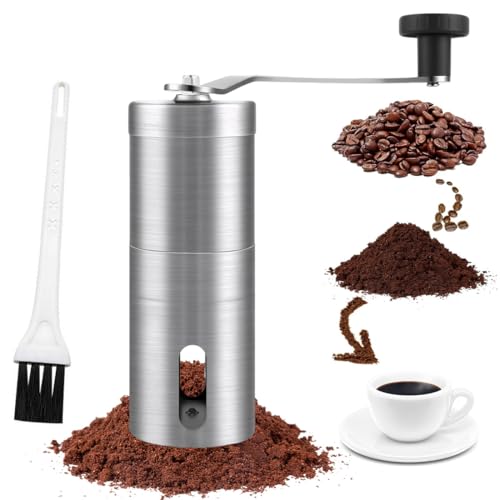 Macinacaffè manuale, 1 articolo Macinacaffè manuale esterno regolabile, Per aeropress, French Press, Drip, Espresso