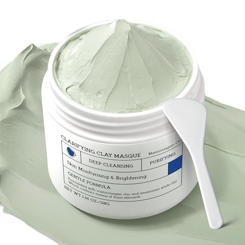 NING DERMOLOGIE Clay Mask for Face Sensitive Skin:...
