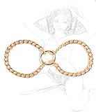 TRQOYTU Sex Bondage Kette Set BDSM Fesselset Fußfesseln Handschellen Halsband Halsbänder Fesseln...