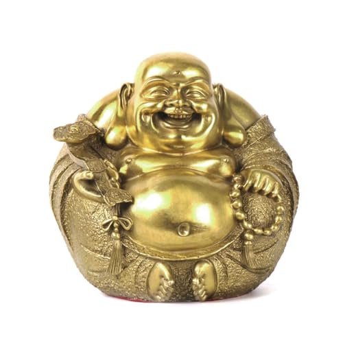 Statue Bouddha bronze culte accueil décoration zen maison