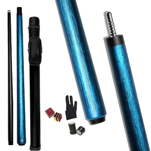 Koolstofvezel Pool Cue, 12mm Head, Low Deflection Pool Cue, Professionele Pool Cue, 56" Snooker Cue Accessoires, Geschikt voor Biljartkamer