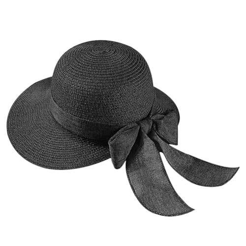 Sombrero de Playa de Paja para Mujer con Ala Ancha miniatura 5