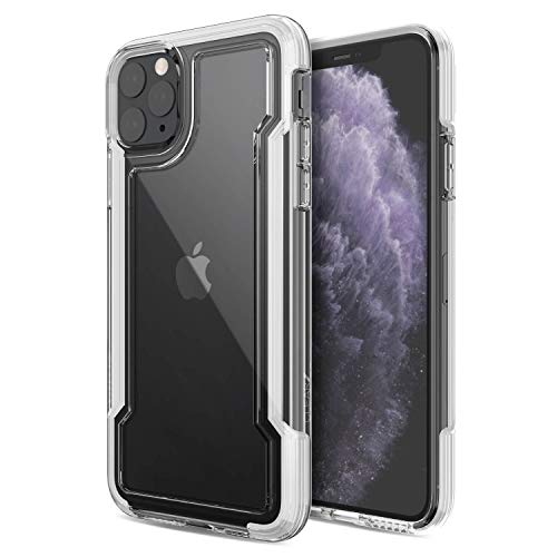 X-Doria Raptic Clear, Compatible with Apple iPhone 11 Pro Max (Formerly Clear) - Military Grade Drop Protection, Shock Protection, Clear Protective Case for Apple iPhone 11 Pro Max, White