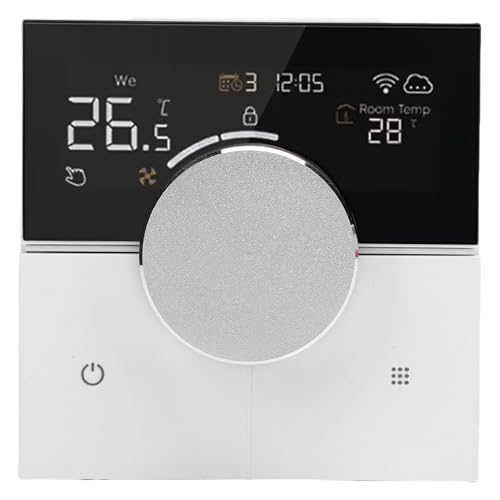 RASTKY Termostato Eléctrico WiFi con Pantalla Táctil, Termostato Programable Inteligente para de Calefacción del Hogar, Material ABS