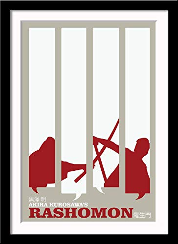 Image of Tallenge - Rashomon - Akira Kurosawa Japanese Movie Poster - Large Framed Poster(Paper,20 x 30 inches, MultiColour)