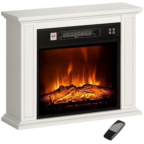HOMCOM 26' Electric Fireplace with Mantel...
