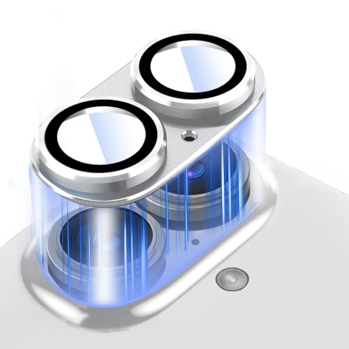 Protecteur d'objectif photo pour Phone 16 Pro Max en verre trempé et métal