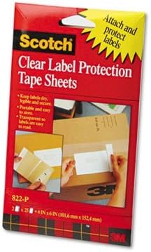 MMM822P - Scotch ScotchPad Label Protection Tape Pads