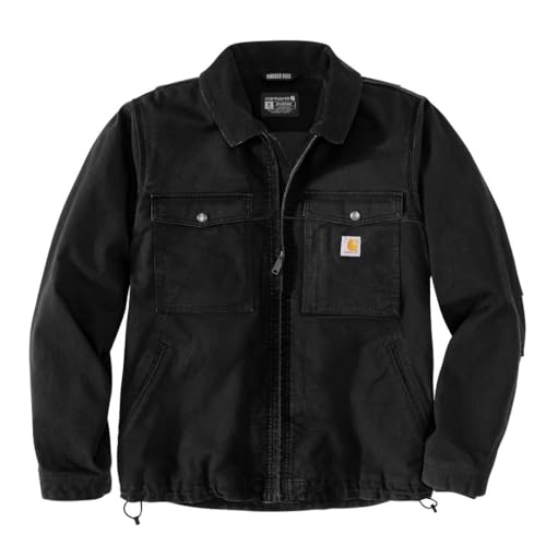Image of Carhartt Mens Montana Rugged Flex Duck Relaxed Fit Insulated Jacket