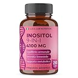 Myo Inositolo e D Chiro Inositolo 210 Capsule 4100mg - Integratore per Supporto Ormonale e Metabolico Donna con Acido Folico, Zinco, Vitamina B6, D3, B12