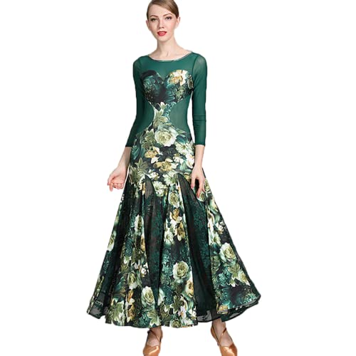 JRUIA Abito da Ballo Moderno in Pizzo da Tango