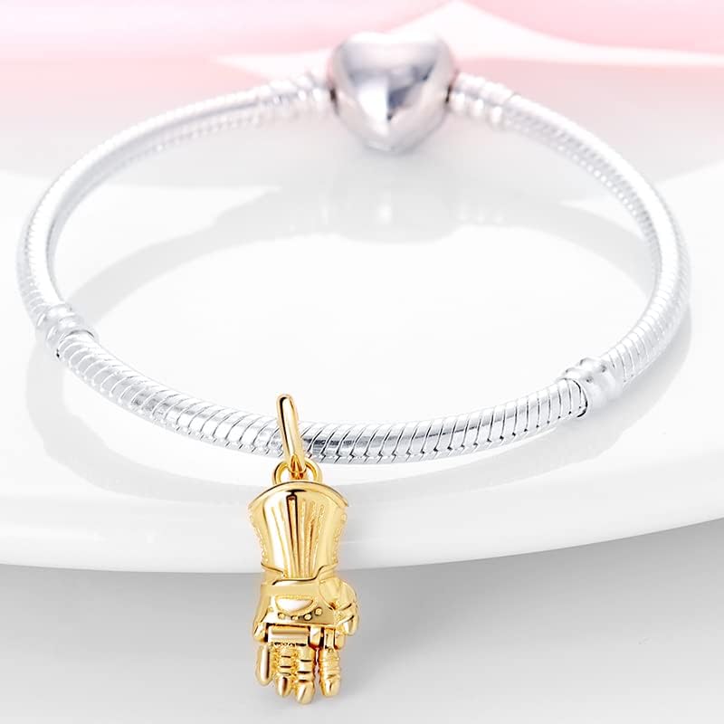 LIGHTDOG Alliance Charm fits Pandora Europe Bracelets,925 Sterling Silver Dangle Pendant Bead,Mother's Day Gift Jewelry Beads for Women Bracelet&Necklace - Image 3