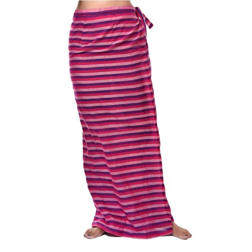 Women's Maxi Wrap Pure Cotton Handloom Lungi, Traditional Style, Multiple Colors2