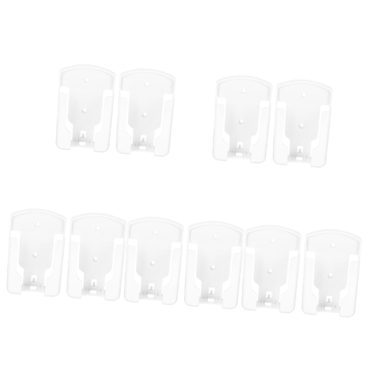 ABOOFAN 5 Juegos De Soportes Adhesivos para Control Remoto De Pared Ahorran Espacio Y Son Fáciles De Instalar (2 Unidades X 5)