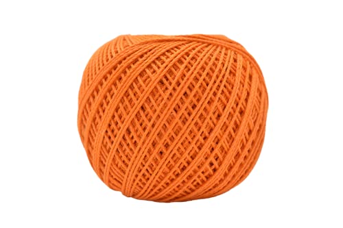 Image of Anchor Mercerised Premium Knitting Crochet Cotton Thread Yarn Balls for Knitting, Weaving, Embroidery and Craft Making Fast Color (Pack of 2 Rolls) (Shade no. 925)