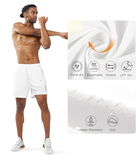 Image of NORTHYARD Men's Athletic Running Shorts Quick Dry Workout Shorts 7 inch / 5 inch / 9 inch Lightweight Sports Gym Basketball Shorts Hiking | 5 inch, 7 inch, 9 inch Inseam, Unlined, Adjustable Waist, Moisture Wicking, 4-Way Stretch, UPF 50+, Workout Gym Tennis Basketball Hiking