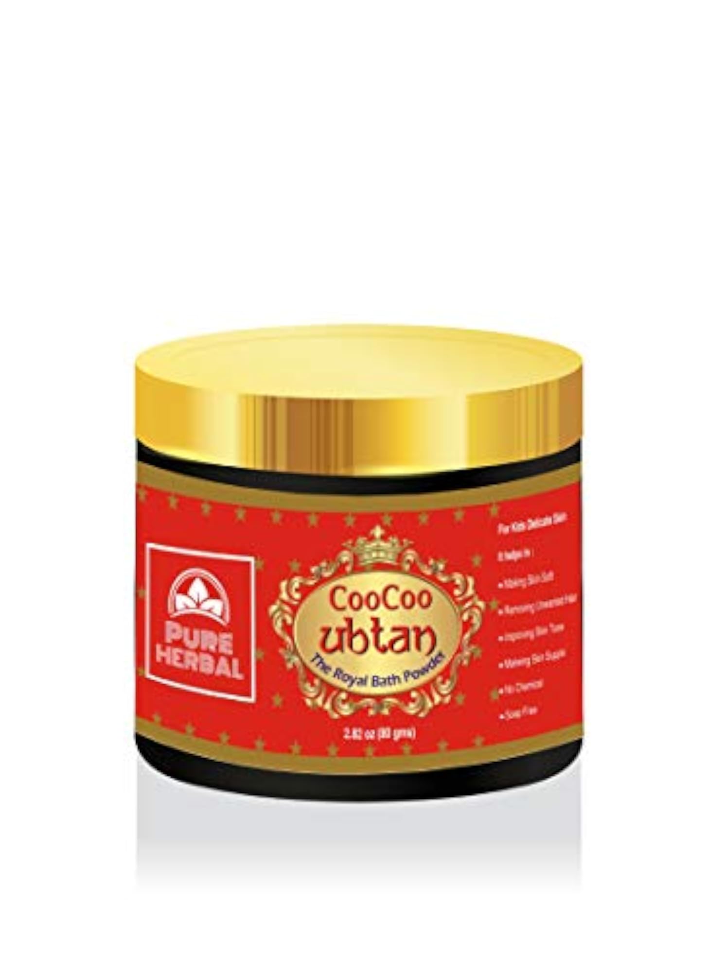 CooCoo Ubtan Anti Tanning Bath Powder for Kids, 90 Grams