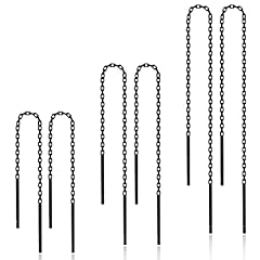 Bar - Black 18K Gold Plated 2.4/3.5/4.7in