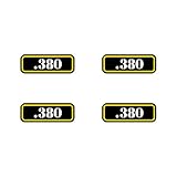 (4x) .380 Ammo Can Sticker Set Decal molon labe bullet 380 type 2 FA Vinyl
