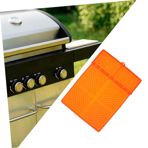 Esterilla de silicona para espátulas y herramientas de barbacoa PRETYZOOM 4