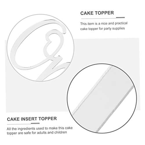 Cabilock 30 Peças uma inserção de bolo topo de bolo de 1 ano decoração de bolo decorações para cupca