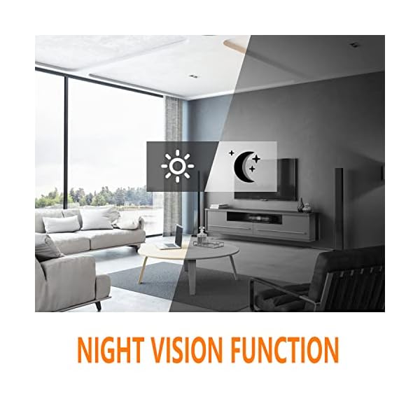 VERRNY Spy Camera Hidden Camera HD 1080P Nanny Cam 10000MAH Small Security Camera with Night Vision/Motion Detection/No WiFi Needed - Image 3