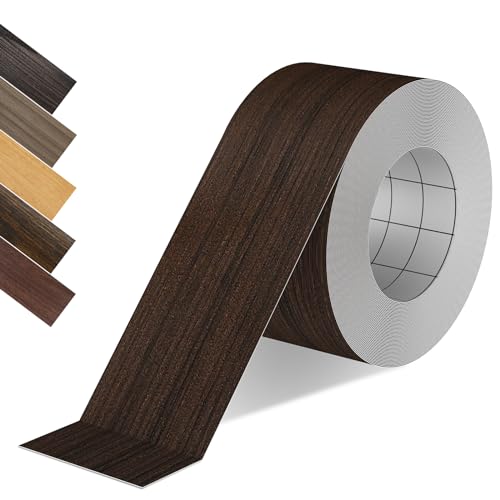 Image of Wood Grain Repair Tape, 2.4 inch X 25ft Self Adhesive Red Walnut Grain Repair Patch for Tables, Chairs, Baseboards, Doors, Windows, Floors, Handicraft DIY.