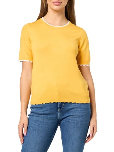 Image of Nautica Women's Crew Neck Solid Short Sleeve Sweater