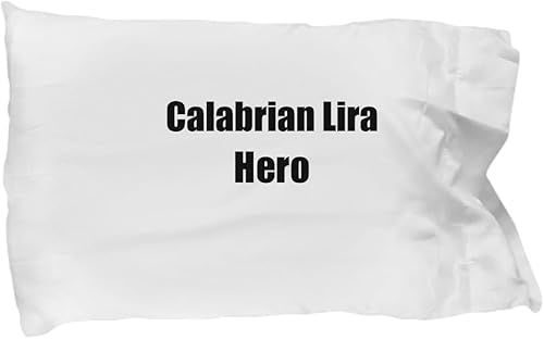 EzGift Divertida funda de almohada de héroe calabriano de Lira para músico, regalo para músico, reproductor de instrumentos, funda de almohada de 20