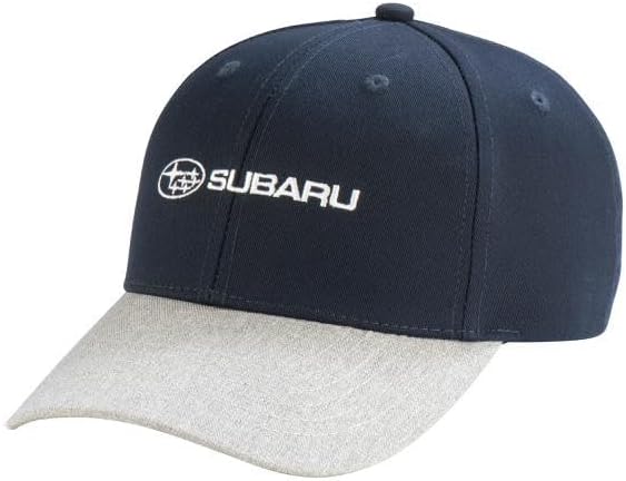 Subaru Logo Classic Navy Chino Gorra Sombrero STi WRX Outback Impreza Forester Crosstrek Ascent Legacy BRZ, marino
