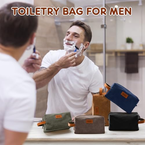 image for Smile lab Personalized Toiletry Bag for Men, Engraved Name Toiletry Ba