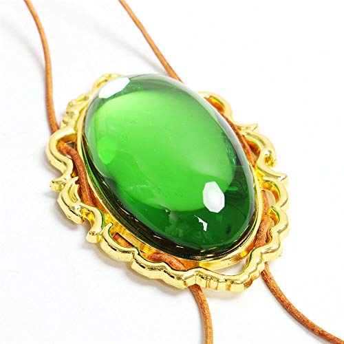 retsamradassaT Violet Cosplay Costume Necklace Pendant for Women and Unisex for Halloween, 16 inches, No Metal Type, No Gemstone, Simulated Pearl Stones, Lobster Clasp, Box Chain2