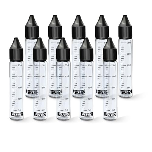 デジモク 電子タバコ リキッド ユニコーンボトル 30ml 目盛り付き リキッドボトル チャイルドロック 自作 調合 目盛りボトル 空容器 (10,本)