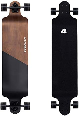 Retrospec Tidal 41-inch Drop-Down Longboard Skateboard Complete 41-Inch