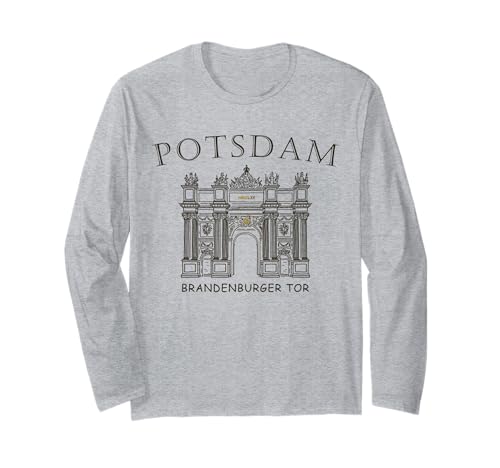 Potsdam, Brandenburger Tor, altes Stadttor, Zeichnung Langarmshirt