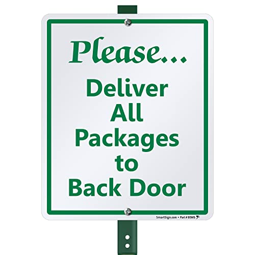 Panneau LawnBoss aluminium extérieur signalisation jardin piquet 90cm
