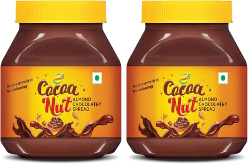 Image of Sundrop Cocoa nut Almond Choco Spread, 350 Grams (Pack of 2)