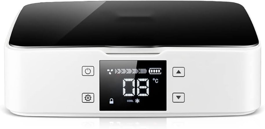 Insulin Refrigerated, Insulin Cooler Box, Portable Drug Constant Temperature Refrigerato with LCD Touch Screen, Liner Rounded Corner Design, for Interferon