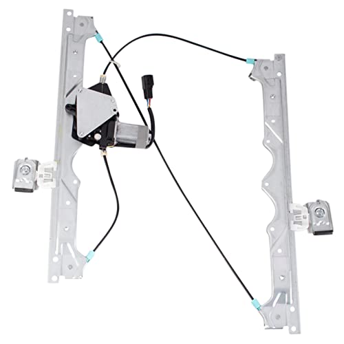 Image of TRQ Front Left Power Window Regulator & Motor Assembly Drivers Side Compatible with 2006-2010 Jeep Grand Cherokee
