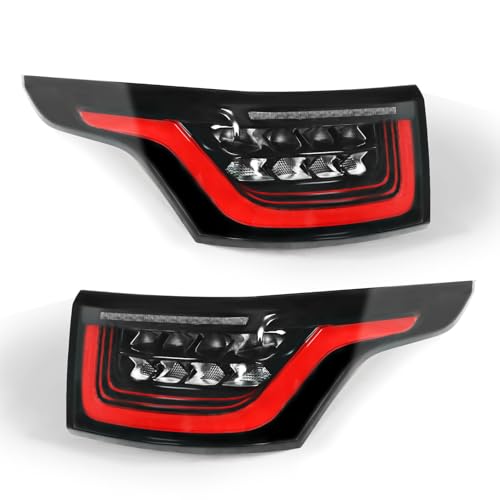 Aspaton Tail Lights Assembly w/Bulbs Compatible with Range Rover Sport 2014-2018 Rear Tail Lamp Taillight Left & Right LR043974 LR043976