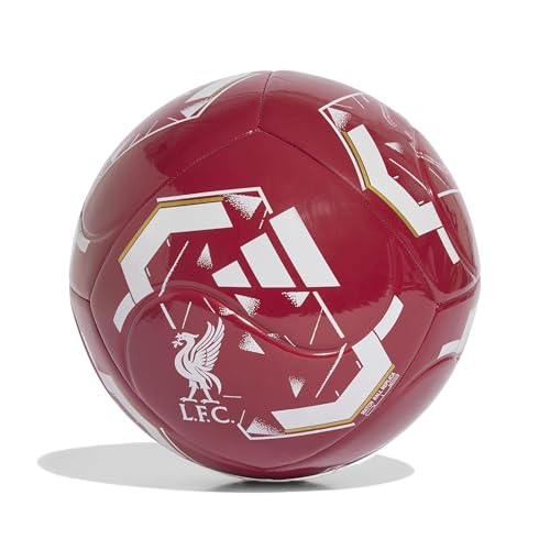 adidas Unisex-Adult Liverpool Fc Home Club Soccer Ball, Active Maroon/White, 5